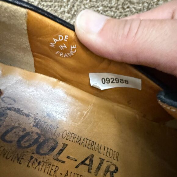 Mephisto Men's Baduard Black Suede Leather Slip-On Loafers Sz 8 Comfort - Picture 12 of 13